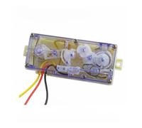 HWEIH Washer Timer Switch Wash Timer Semi-Automatic Double Tub Washer 3 Row 15 Minute Strip Washer Timer