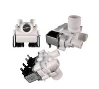 HWEIH Water Inlet Valve For Washing Machines FCS180F5 AC220V Dual Inlet Solenoid Valve Accessories