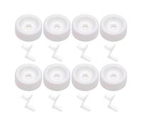 HWEIH WD12X271 Dishwasher Roller Wheels & Axle (8-Pack) Compatible With AP2039084 AH259136 EA259136 For Lower Rack