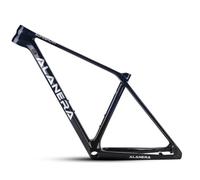 HWEVDHJ 29er DH/XC/AM Mountain Bike Frame Carbon Fiber Bicycle Frames 15/16/17/19" Thru Axle 12 * 148mm Disc Brake Frameset Internal Routing(Shifting Sea Blue,29 * 16")
