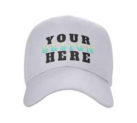 HWFOI Custom Baseball Cap Personalized Unisex Classic Low Profile Adjustable Strapback Hip-hop Hat Baseball Cap Dad Hat Mens Baseball caps UK Gifts for Men