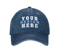 HWFOI Custom Baseball Cap Personalized Unisex Classic Low Profile Adjustable Strapback Hip-hop Hat Baseball Cap Dad Hat Mens Baseball caps UK Gifts for Men