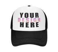 HWFOI Custom Baseball Cap Personalized Unisex Classic Low Profile Adjustable Strapback Hip-hop Hat Baseball Cap Dad Hat Mens Baseball caps UK Gifts for Men