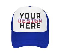 HWFOI Personalised Baseball Cap Custom Caps for Men & Women, Trucker Cap with Logo/Photo/Text, Adjustable Mesh Hat, Mens Hats and Hats, Custom hat, Summer Hats for Men