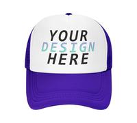 HWFOI Personalised Baseball Cap Custom Caps for Men & Women, Trucker Cap with Logo/Photo/Text, Adjustable Mesh Hat, Mens Hats and Hats, Custom hat, Summer Hats for Men