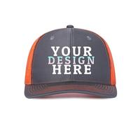 HWFOI Personalised Baseball Cap for Men Women, Custom Sandwich Hat Unisex Sun Cap Adjustable Outdoor Sports Hats Casquette Hat Design Your Own Trucker Hat, Personalised hat