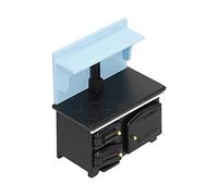 HWGING 1:12 Scale Dollhouse Furniture, Retro Wooden Miniature Dollhouse Stove with Birch Materials, Awaken Creativity When Decorating the Living Room and Add Atmosphere