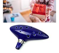 HWGING 12 Holes Alto C Porcelain Ocarina with Holder Box Lanyard Mini Wind Instrument for Beginners