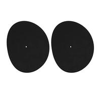 HWGING 2 Pieces 12 Inch Record Protective Mat, for Record Players, Household Disc Protective Turntable, Non-Slip Mat, Replacement Accessories