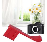 HWGING Aluminum Alloy Hot Shoe Camera Grip Thumb Up Grip for Fuji X-100F X100T X-A5 X-A3 X-pro2 Mirrorless Cameras with Ergonomic Design Secure Mounting (Red)