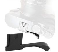 HWGING Aluminum Alloy Hot Shoe Camera Grip Thumb Up Grip for Fuji X-100F X100T X-A5 X-A3 X-pro2 Mirrorless Cameras with Ergonomic Design Secure Mounting (Black)