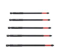 HWGING Anti-Slip Impact Resistant Bit Set with 6 Inch TS2 Magnetic Bit Set, 10 Pieces for Tough Jobs