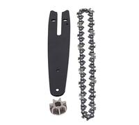 HWGING Chainsaw Chain Set, Steel Chainwheel, 186 mm, Guide Plate, 230 mm Chain, 6 Inch, Saw Replacement Accessories for Mini Electric Chainsaw