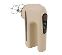 HWGING Electric Hand Mixer Household Cordless Electric Hand Mixer Egg Beater 5 Speed Electric Hand Mixer with Stainless Steel Whisk Khaki