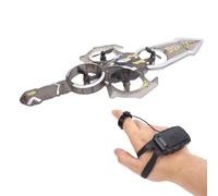 HWGING Flying Sword RC Airplane, Control Remote Control Plane with Modular Battery and High Toughness, for Outdoor Play and Night Flight (3pcs 500mah Li Ion Batteries)