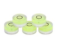 HWGING Level, Mini Su Terazisi 5 Pieces 15mm Diameter Measuring Tool Mini Round Level Bubble for Balance Small Bullseye