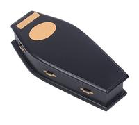 HWGING Mini Dollhouse Coffin, Whimsical Eco-Friendly Miniature Coffin for Halloween Decoration 1:12