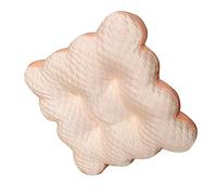 HWGING Square Ice Silk Cushion, PP Cotton Comfortable Easy To Clean Square Thickened Cushion for Car Office (#4)