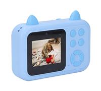 HWGING Thermal Print Camera 2.4 Inch Screen HD Photo Video Recording Small Kids Digital Camera for Photography Entertainment (Blue)