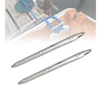 HWIMARINE Stainless Steel Rub Strake - Line Rub Strakes Protection for Boat Yacht RV Accessories, 2 Pcs (8")