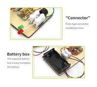 HWIREUIGT 20X STEM Kits, Learn Morse Code, Build A Telegraph Machine, Electric Circuit Experiment, Electricity Kit(No Battery)