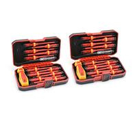 HWIREUIGT 26 Pcs VDE Insulated Screwdriver Set -V High Voltage 1000V Magnetic Slotted Torx Screwdriver Hand Tools