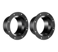 HWIREUIGT 2Pack 4" Magnetic Hose Connector for Dust Collection System,with 8 Magnets with 4" and 2-1/2" Machine Coupling