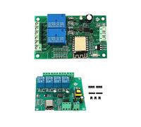 HWIREUIGT 2PCS ESP8266 Wireless WiFi 4 Channel Relay Module with ESP8266 ESP-12F WiFi Relay Module 2CH 5V/8-80V Relay Switch