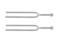 HWIREUIGT 2X C523 Instrument Tuner Silver Tone Metal Tuning Fork 523Hz