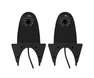 HWIREUIGT 2X Car Reverse Rear View Camera 8 LED Waterproof Backup Camera for Sprinter Infrared Vehicle