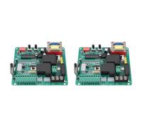 HWIREUIGT 2X Circuit Control Board,Automatic Door Opener Control Board,Main Electronic Control Board for Sliding Gate Motor 220V