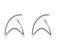 HWIREUIGT 2X Fully Assembled Led for 2.4 Stealthburner with 3 RGBW Mini Button Led U4LD