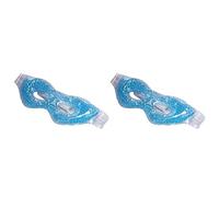 HWIREUIGT 2X Hot Cold Sleeping Eye Mask Ice Cool Blue Compress Gel Eyeshade Fatigue Relief Eye Care