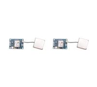 HWIREUIGT 2X -NEO-8M New NEO-8M GPS Module NEO8MV2 with Flight Control EEPROM APM2.5 Large Antenna for