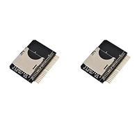 HWIREUIGT 2X Notebook 2.5Inch Digital SD/SDHC/SDXC/MMC Memory Card to IDE 44 Pin Male SD 3.0 Converter Hard Disk Adapter Card