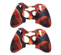 HWIREUIGT 2X Silicone Cover Case Skin for Camo+Black