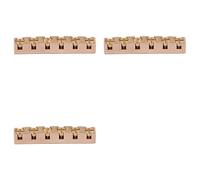 HWIREUIGT 3pcs 43mm Guitar Nut Height Adjustable Bell Brass Nuts Replacement for LP Style Guitar