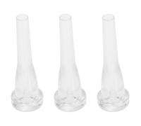 HWIREUIGT 3X ABS Trumpet Mouthpiece 7C Size for Beginner Musical Trumpet Accessories Parts or Finger Exerciser,White