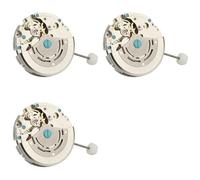 HWIREUIGT 3X Automatic 4-Pin Mechanical Watch Movement for 3804-3 Automatic Mechanical GMT Date Adjustment Watch Movement