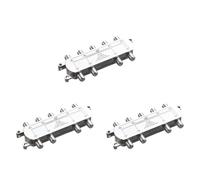 HWIREUIGT 3X Digital 8 Way Coaxial Cable Splitter 5-2400MHz, RG6 Compatible, Work with Analog/Digital TV Connections and Internet