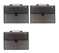 HWIREUIGT 3X Portable Expanding File Folder 13 Pocket A4 Accordion File Document Organizer Test Paper Folder