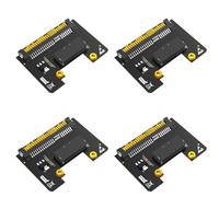 HWIREUIGT 4X U.2 SFF-8639 to NVMe Ruler 1U GEN-Z EDSFF Short SSD E1.S Carrier Adapter
