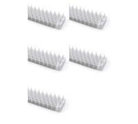 HWIREUIGT 50X Spikes Repeller Cat Plastic Bird Repellent Anti Pigeon Anti-Bird Squirrel Garden Fences Control Transparent Spikes