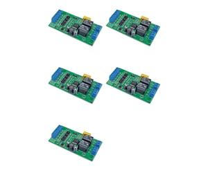 HWIREUIGT 5X DC 6V 12V 24V DC Motor Forward and Reverse Controller 20A with Limit Relay Driver Lifting Control Board P0