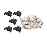 HWIREUIGT 5x Plastic CR2032 Cell Button Lithium Battery Sockets Holder & 20Pcs White Housing CR2032 SMD Cell Button Battery Holder