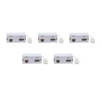 HWIREUIGT 5X RJ45 Plug to BT RJ11 Secondary Splitter Telephone Adapter