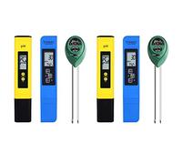 HWIREUIGT 6 Pack PH Meter TDS PPM Meter and Soil PH Tester PH/EC Digital Kit for Home, Garden, Lawn, Farm