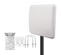 HWIREUIGT 915MHz RFID Flat Antenna 9dBi High Gain Outdoor Waterproof Metal Bracket IoT Ultra High Frequency Directional N Female