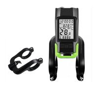HWIREUIGT Bike GPS Headlight Speedometer & Horn Multifunctional Rechargeable Bicycle Front Lamp with Cycling Computer Mountain Bike Accessories B
