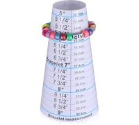 HWIREUIGT Bracelet Mandrel Sizer and Wrist Size Measure Tool 2 Pcs for Jewelry Necklace Measuring Equipment
